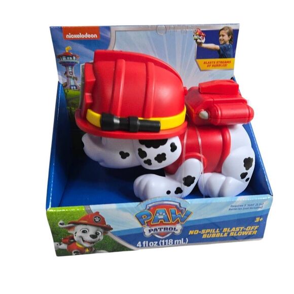6.5 Inch Paw Patrol Skye Blast-Off Bubble Blower Machine with Fubble Bubble Solu - Picture 1 of 4
